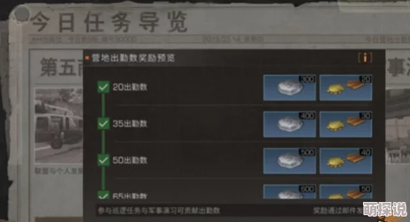 明日之后游戏攻略：如何完成营地巡逻任务及巡逻任务的奖励详解