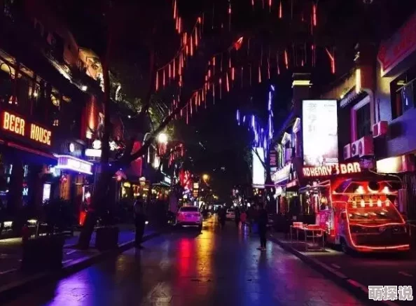 新不夜城：这个地方真是热闹非凡，夜晚的灯光和人潮让人流连忘返！