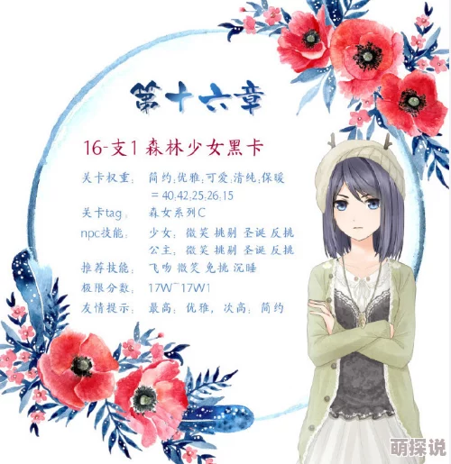 奇迹暖暖第16-支1关卡高分攻略：森林少女黑卡刷分技巧与心得分享
