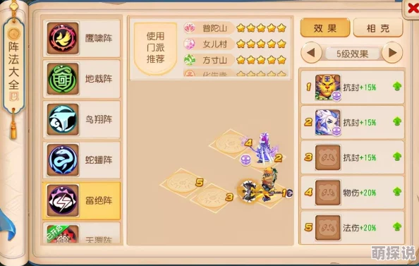 深度解析梦幻西游手游雷绝阵：实战效果与适用性分析，全面介绍雷绝阵好不好