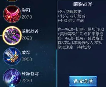 王者荣耀S6赛季装备大改，制裁之刃跃升新版本热门神器